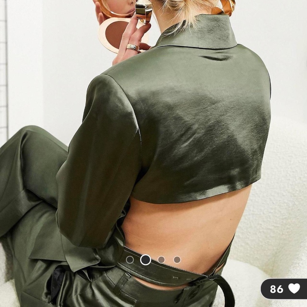 Top shop Backless Blazer